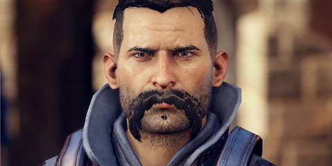 Dragon Age Inquisition close up of Stroud from Inquisition