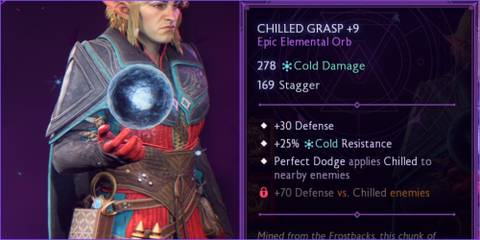 Dragon Age The Veilguard Chilled Grasp