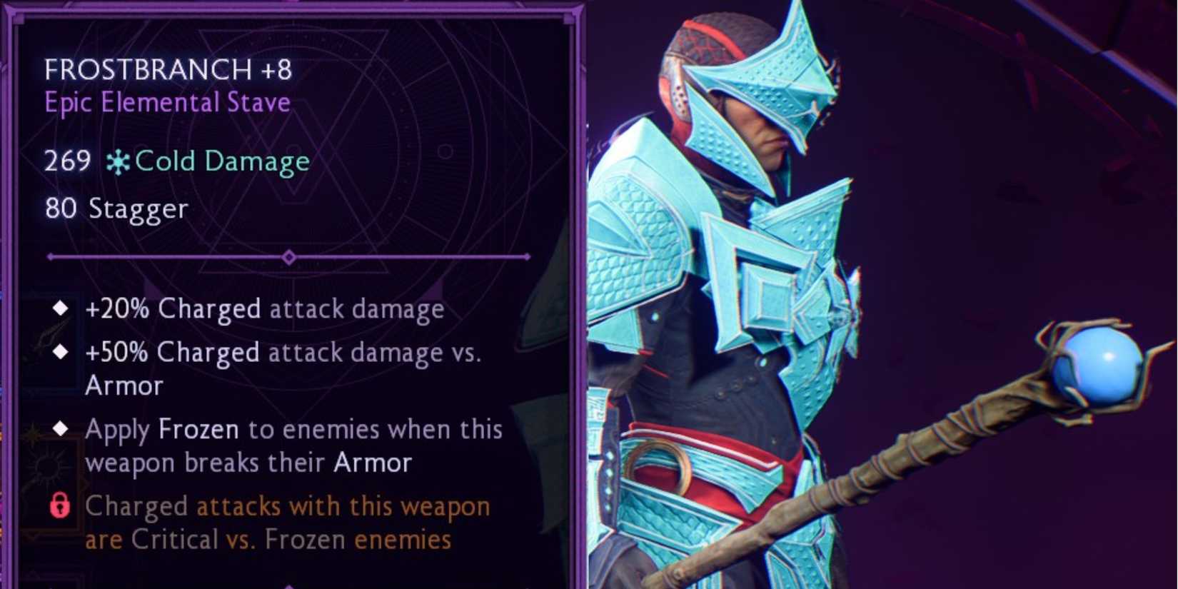 Dragon Age The Veilguard Frostbranch Staff