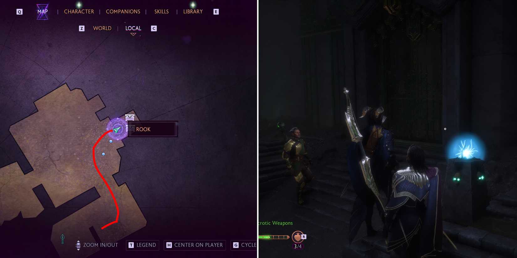 dragon age the veilguard how to open the door in path of sighs