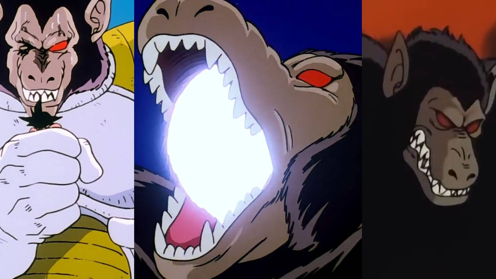 Every time the Great Ape form is used in the Dragon Ball anime series