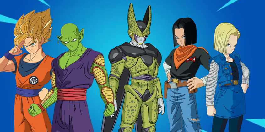 Dragon Ball Skines Fortonite