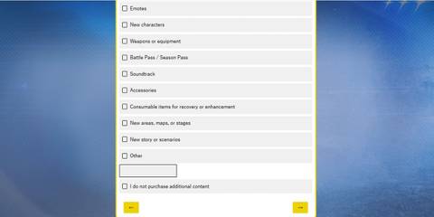 Dragon Ball Sparking Zero survey list part 2