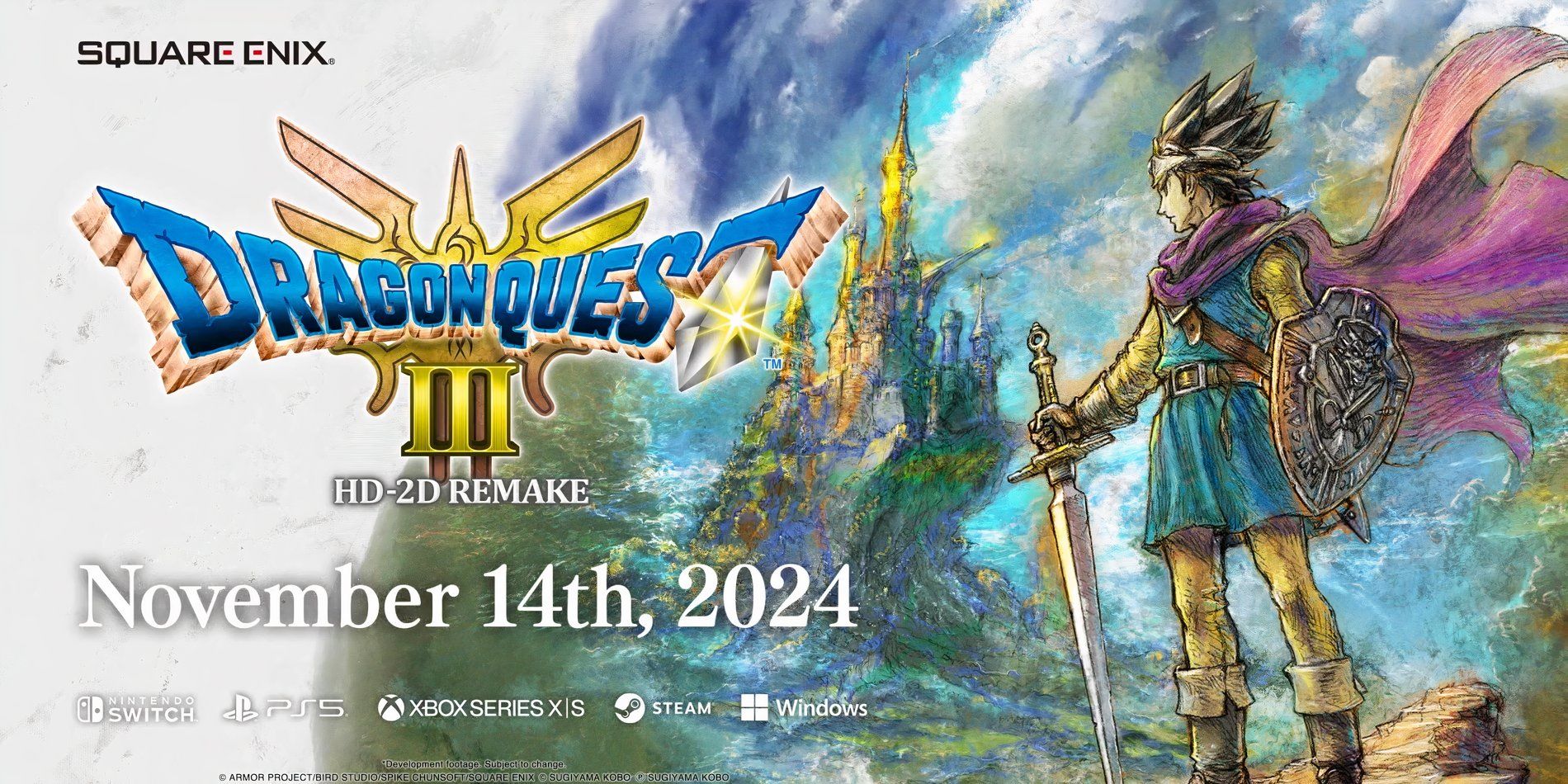 dragon quest 3 HD-2D Remake release date