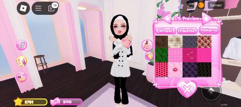 color palette dress to impress 