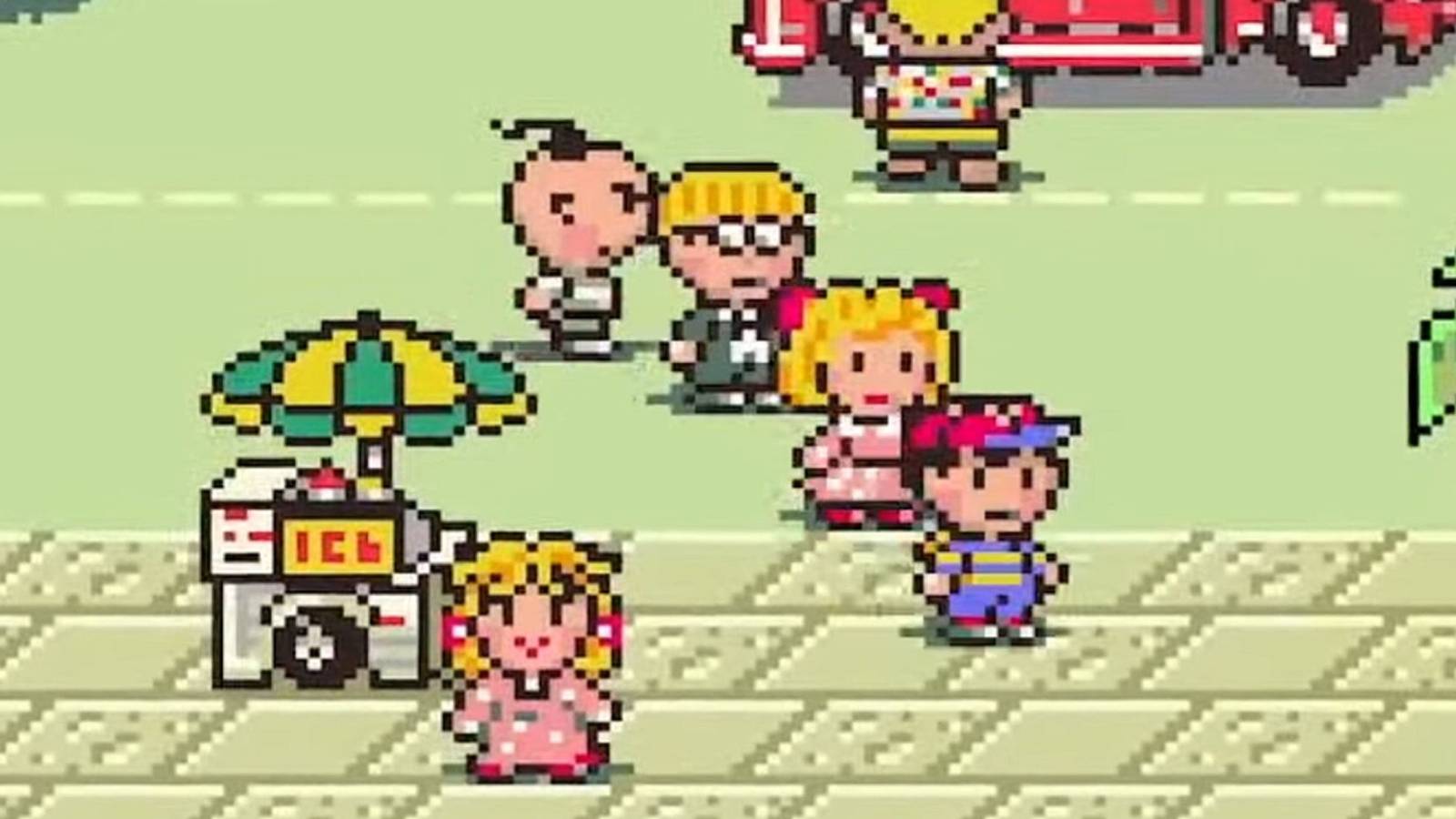The party in EarthBound 