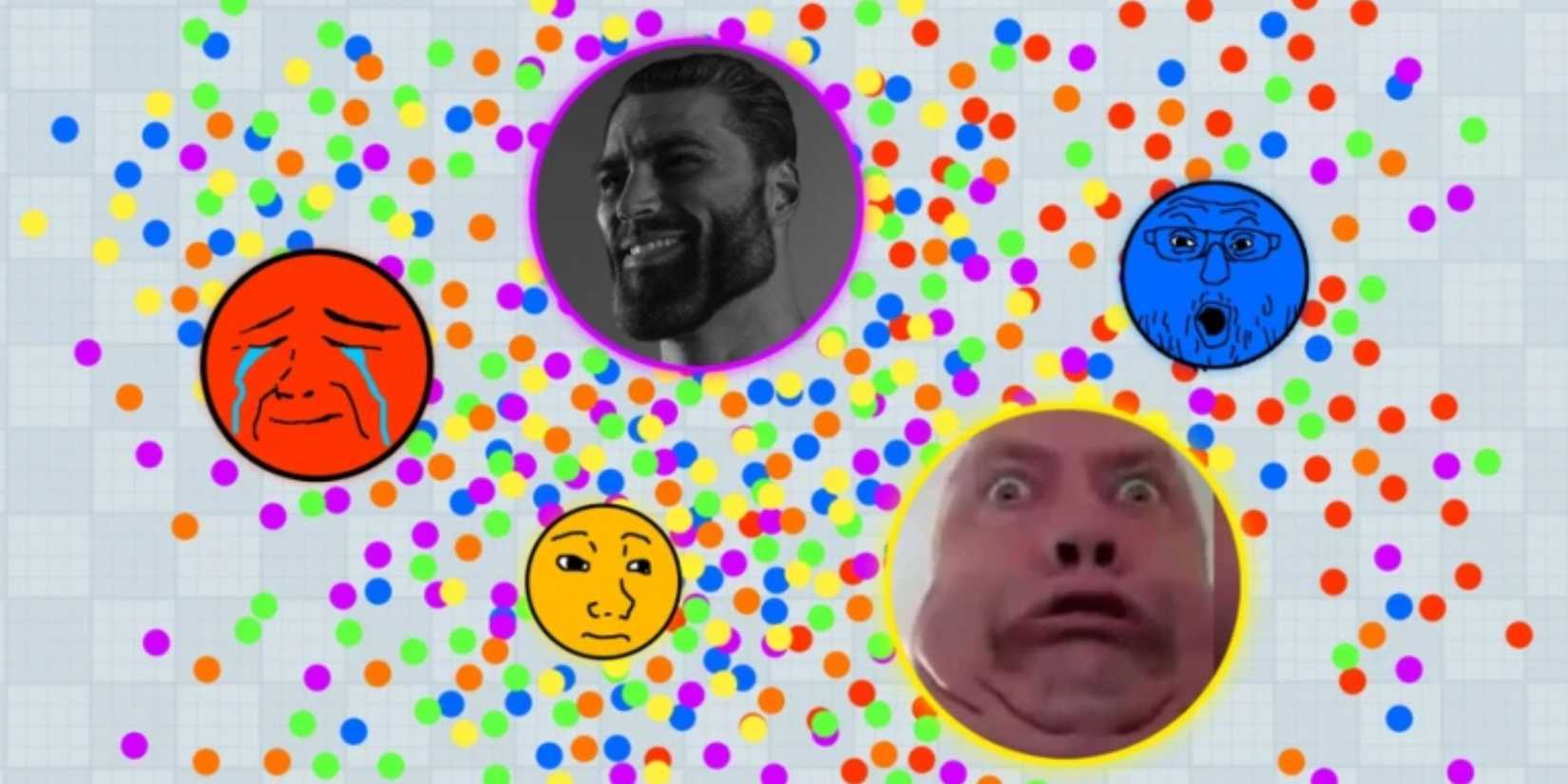 Eat Pizza to Grow GIGACHAD characters