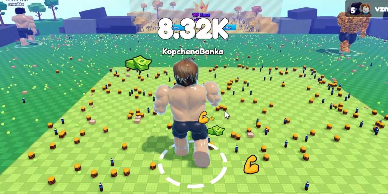 Eat Pizza to Grow GIGACHAD character