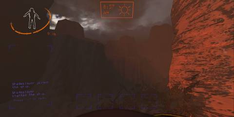 Moon Exterior During Eclipse