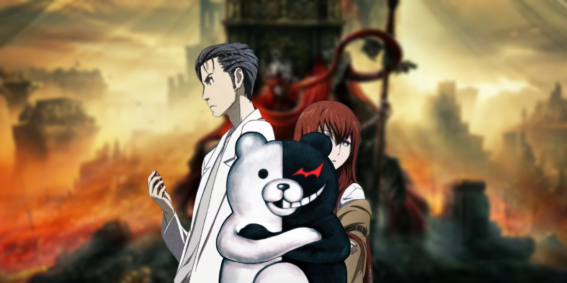 Elden Ring With Steins Gate And Danganronpa Monokuma