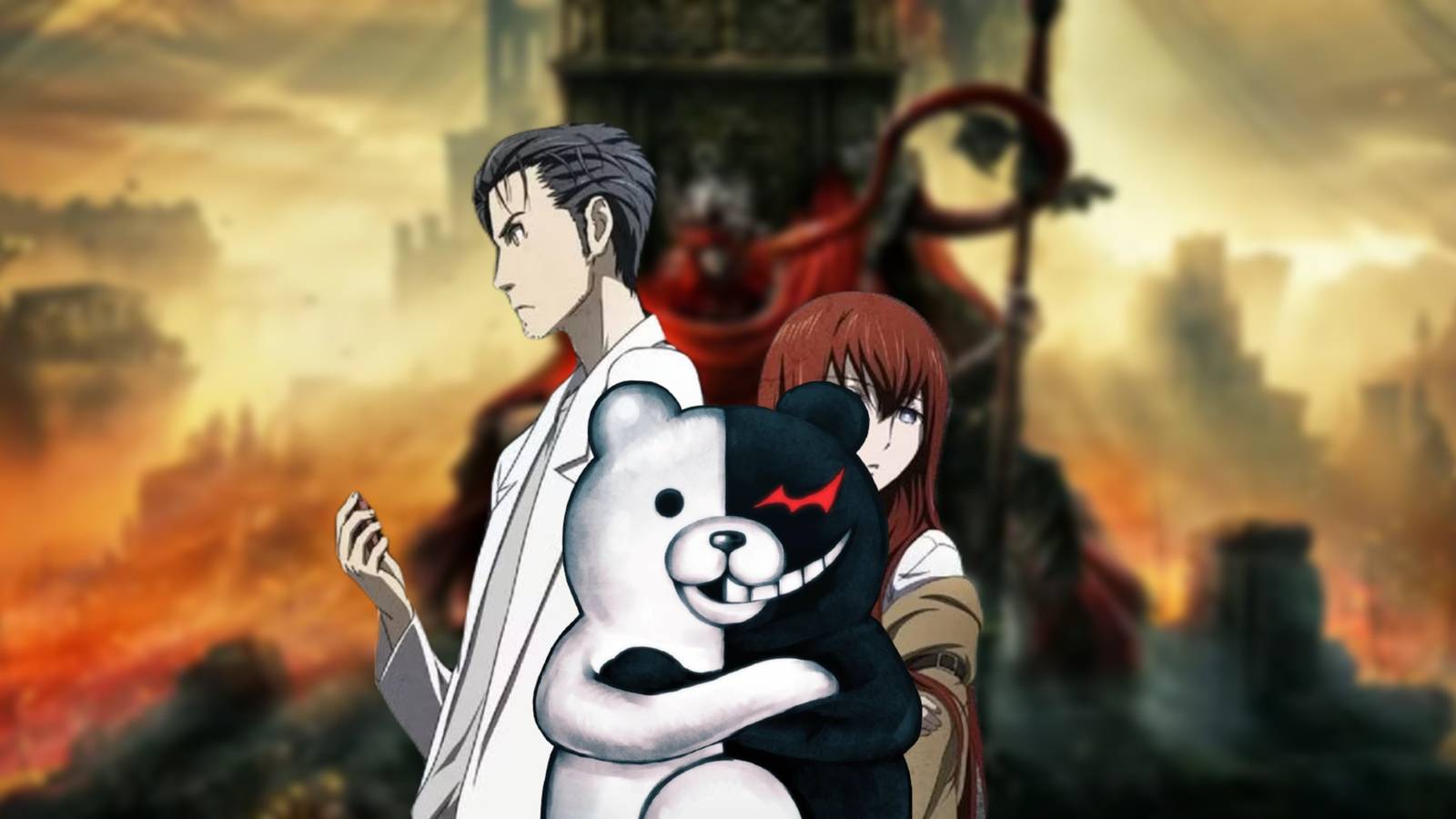 Elden Ring With Steins Gate And Danganronpa Monokuma