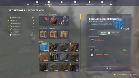 Enshrouded Building Blocks