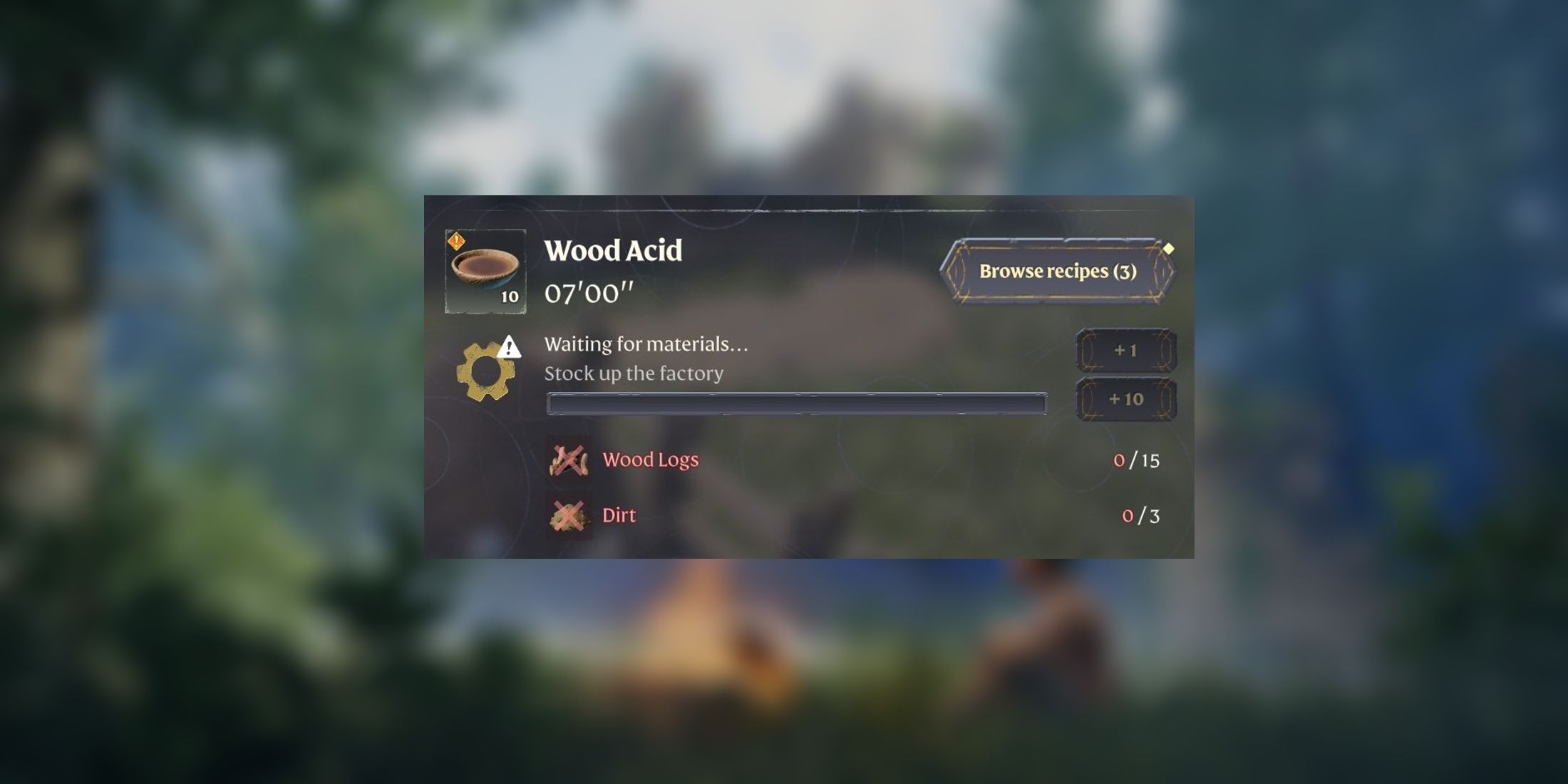 How to Make Wood Acid in Enshrouded