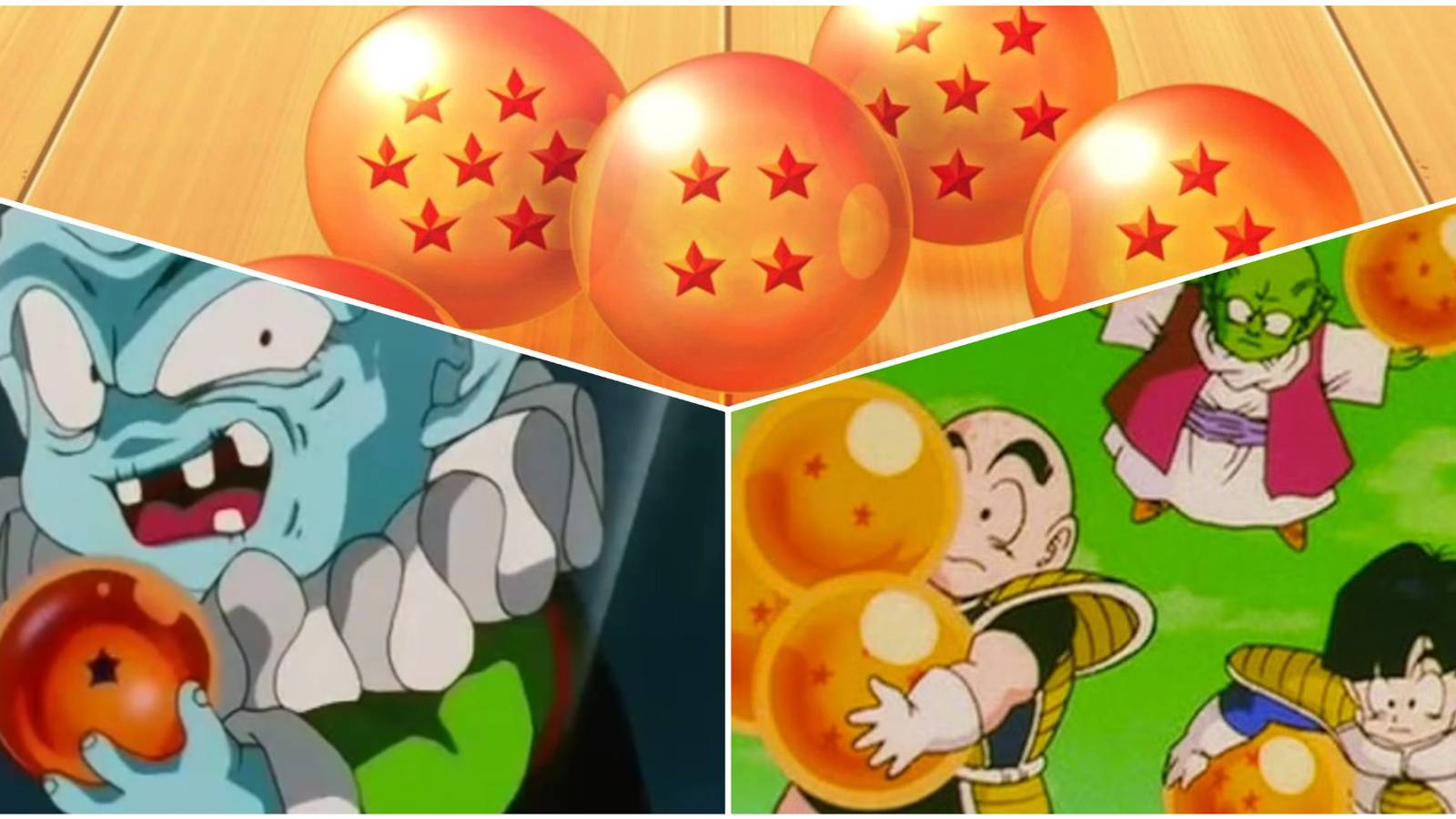 Every Dragon Ball- Earth's Dragon Balls Black Star Dragon Balls Namekian Dragon Balls