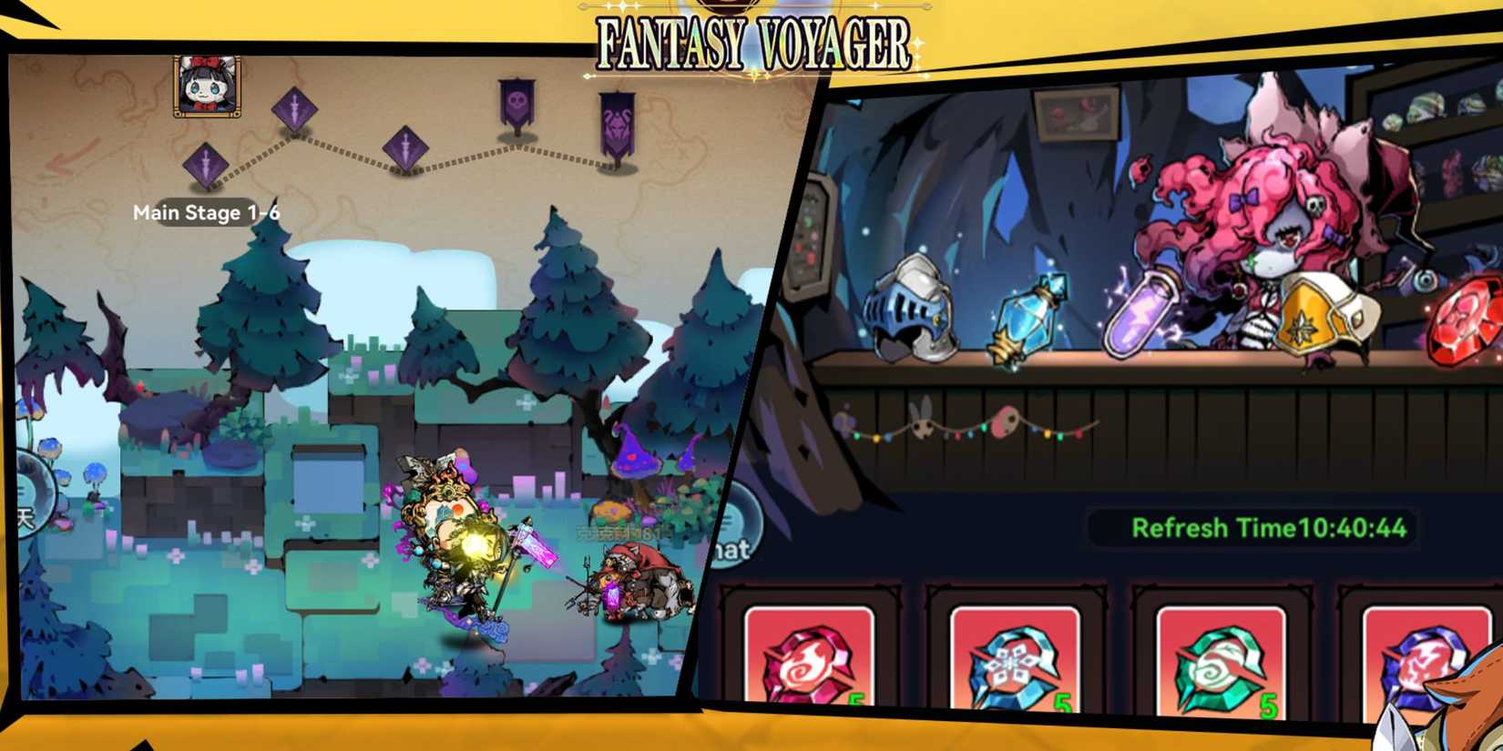 Fantasy Voyager characters