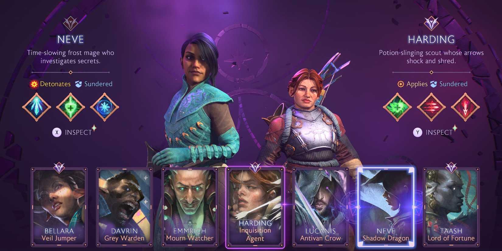 An image of Neve and Harding from Dragon Age: The Veilguard