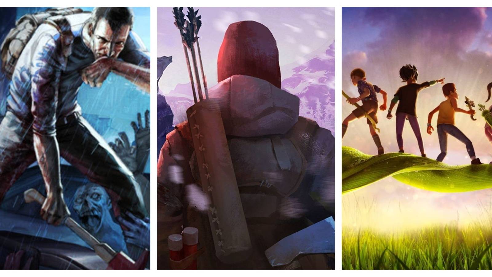 Feature Image Showcasing Images From The Long Dark, Project Zomboid, And Grounded