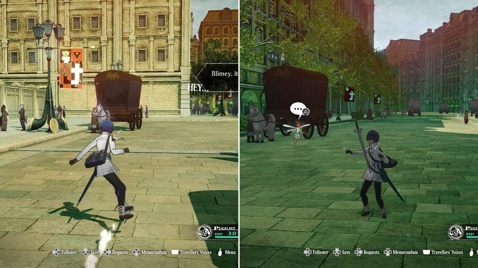 The Protagonist Riding His Sword & Jumping Off