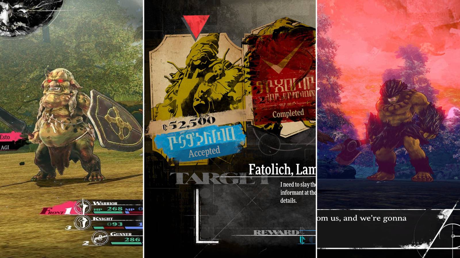 The Player Fighting Two Bounties & The Bounty Menu 