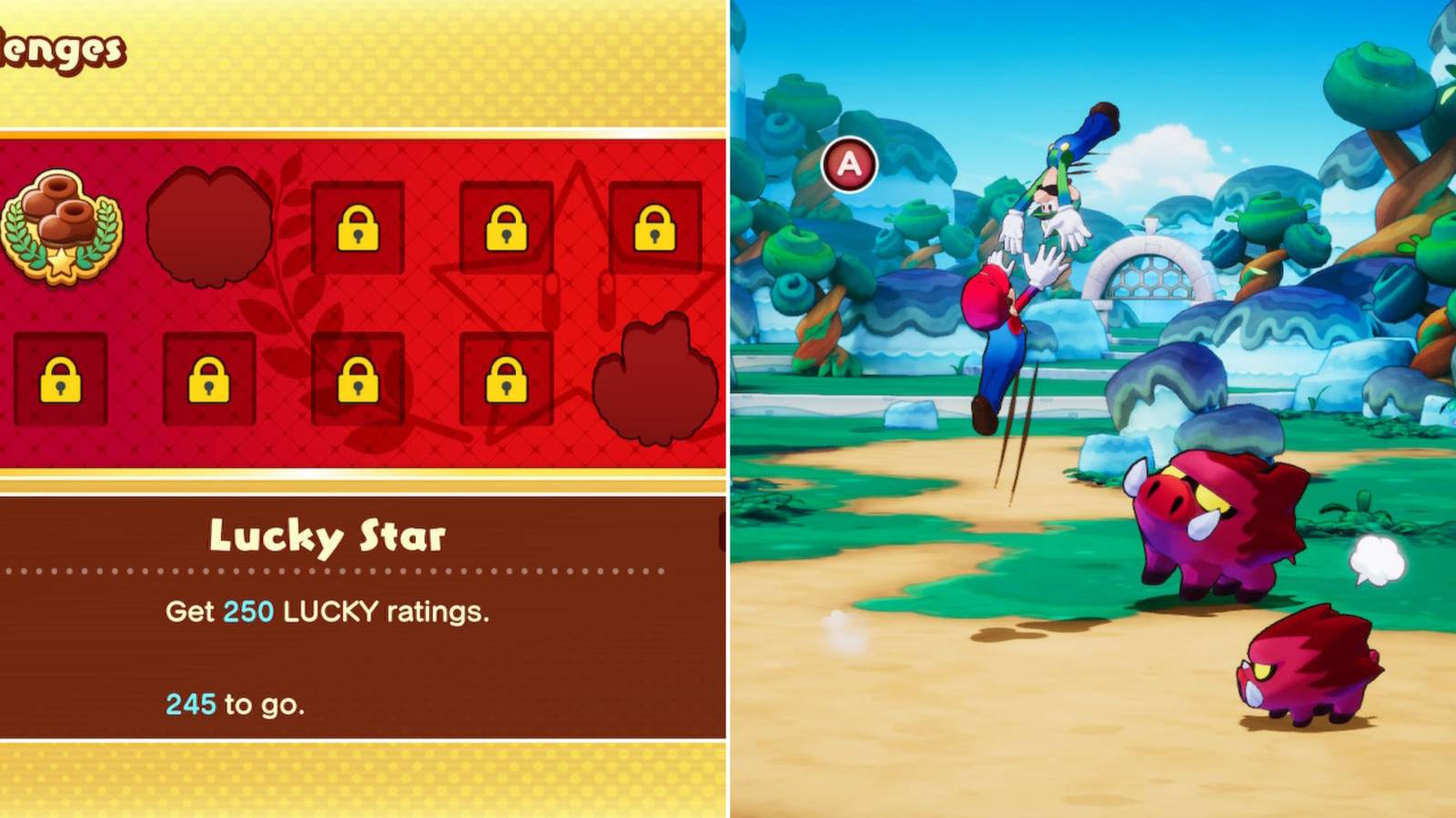 The Lucky Star Challenge & The Brothers Landing A Combo Jump Attack 