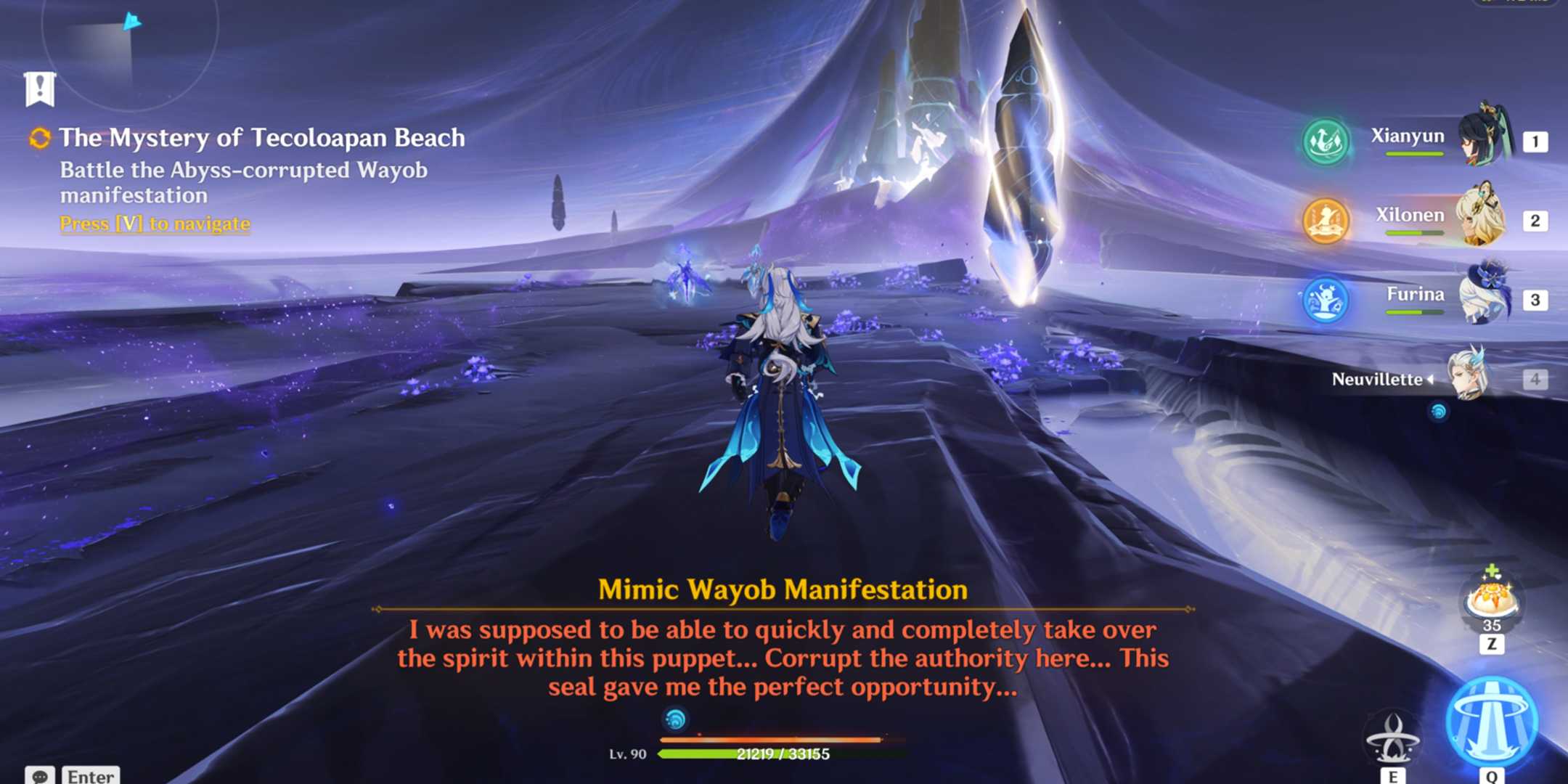 Pyro Wayob The Mystery Of Tecoloapan Beach Quest In Genshin Impact