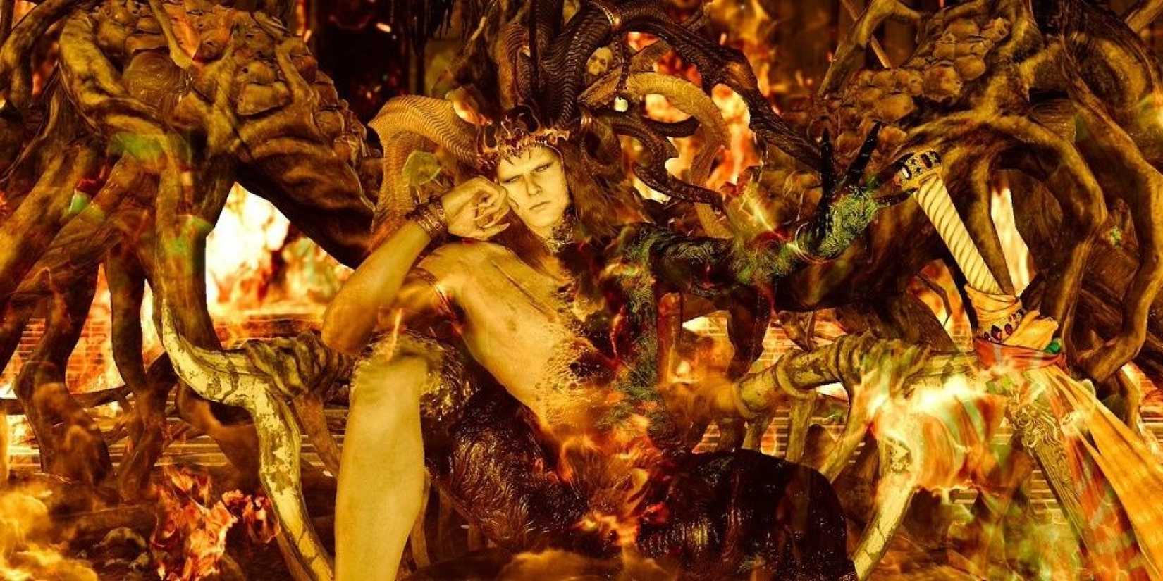 final fantasy 15 ifrit close