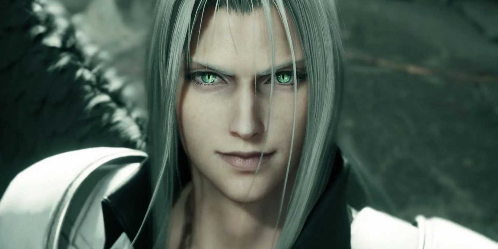 final fantasy 7 remake sephiroth close up