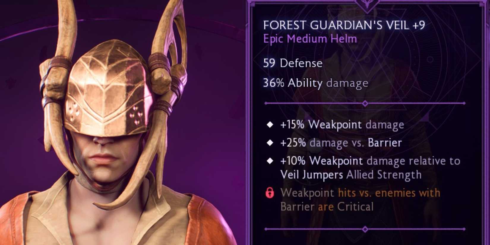 Forest Guardian's Veil Dragon Age The Veilguard