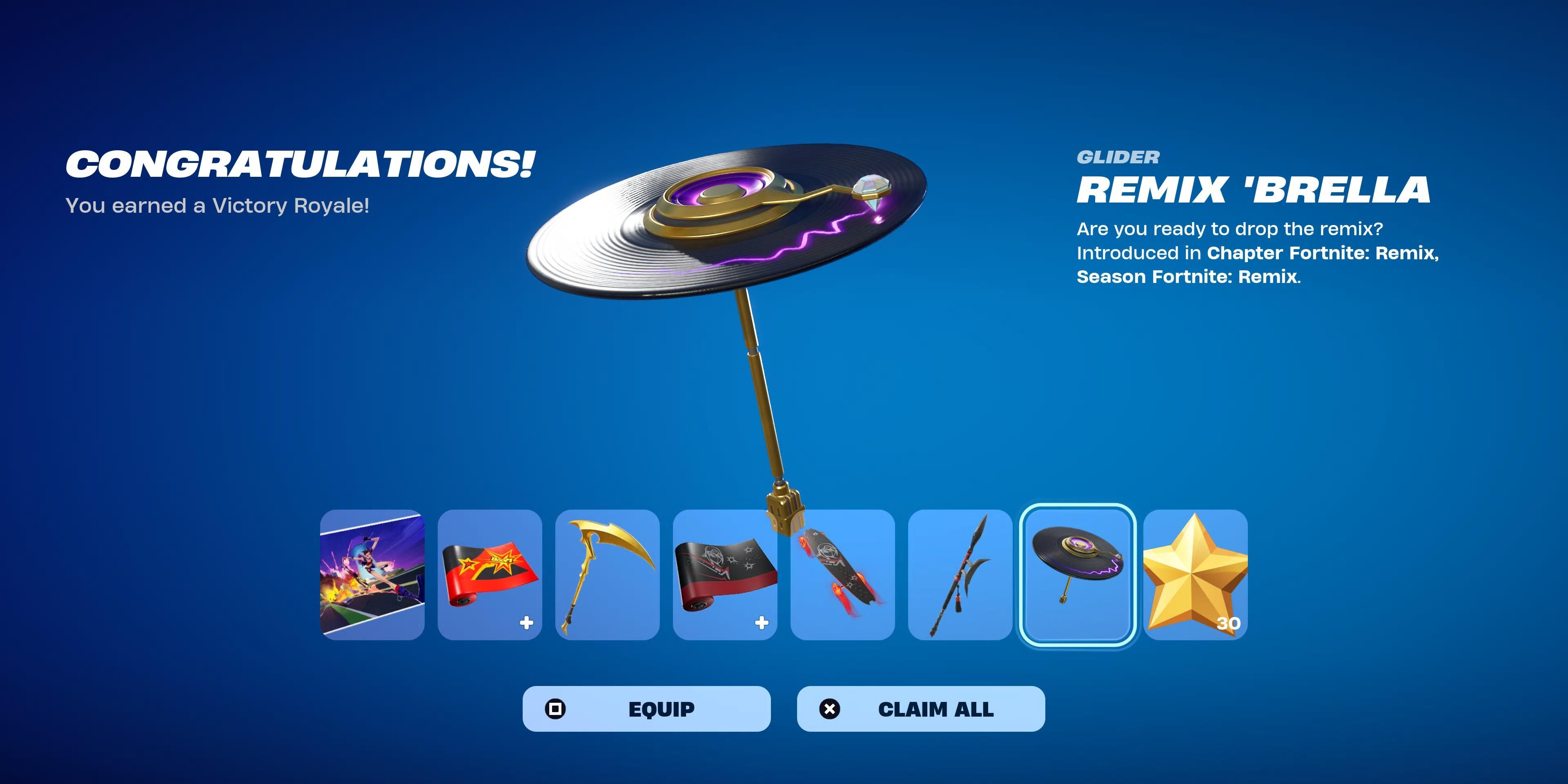 Fortnite: How to Get the Free Remix &lsquo;Brella