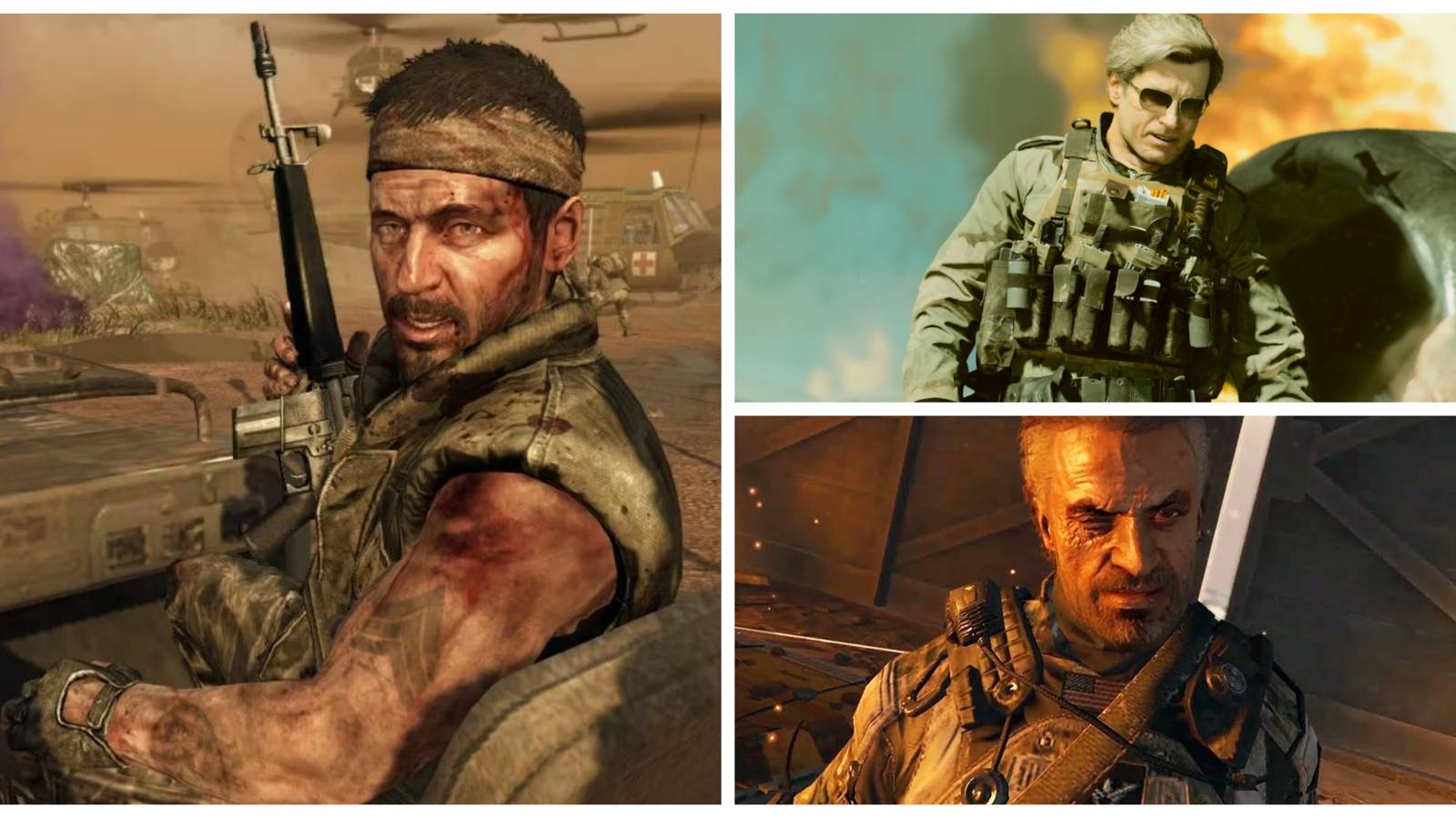 frank woods, russel adler, raul menendez