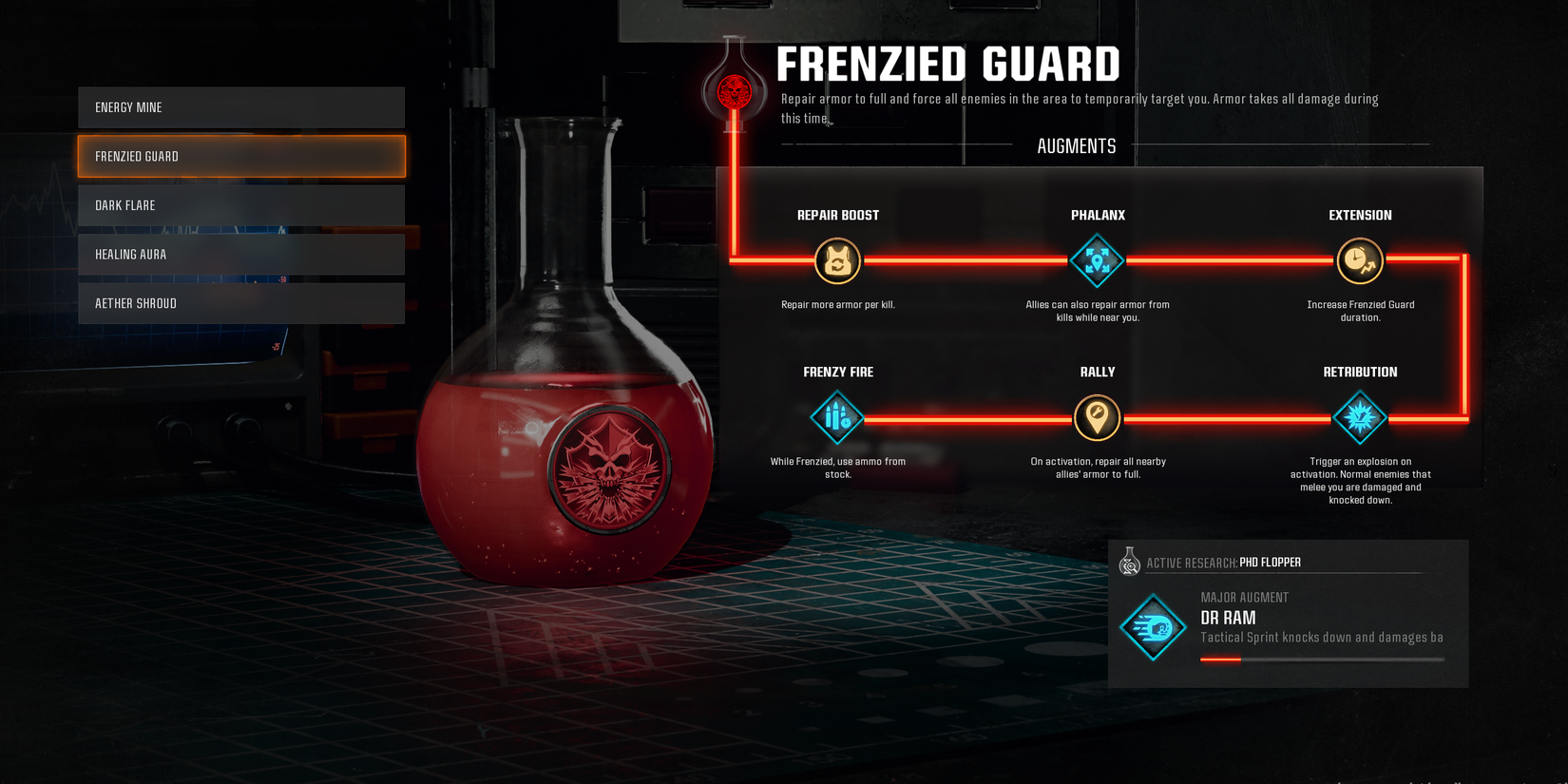frenzied guard augment page