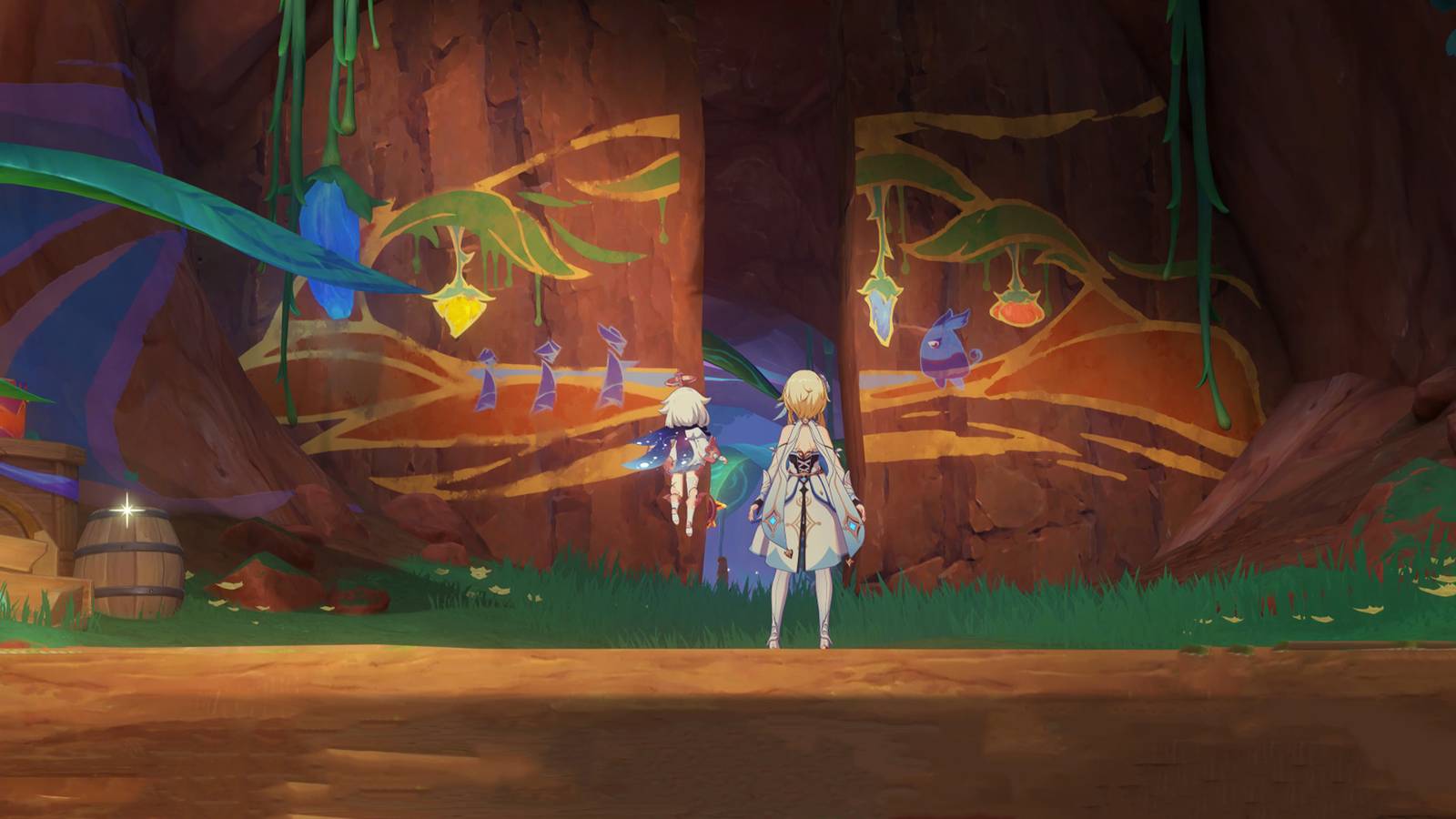 Genshin Impact Cavern Of The Legendary Mural Puzzle Guide (Every Picture Tells a Story Achievement)