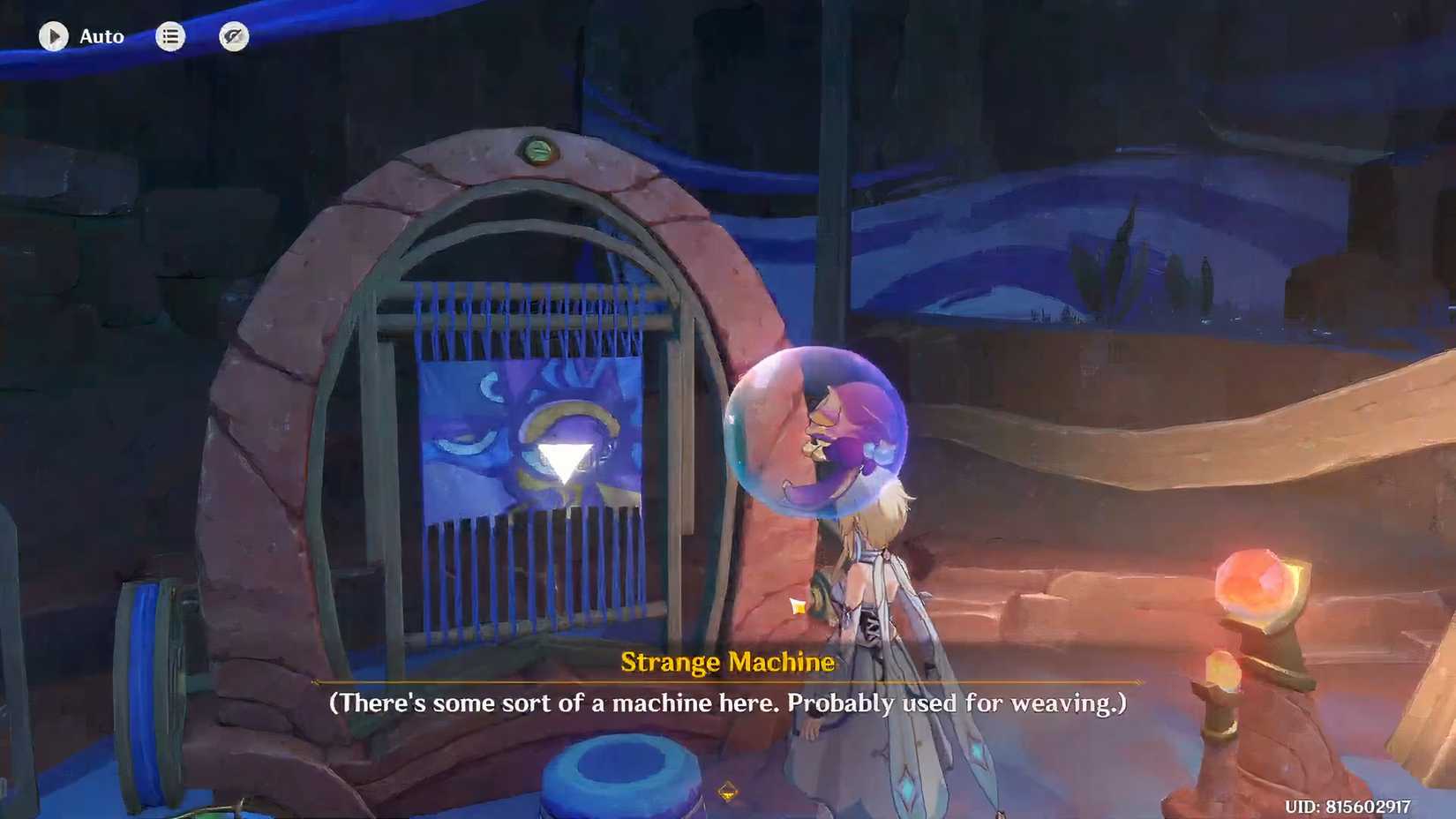 Genshin Impact  - Masters of the Night-Wind Tribal Quest Clue 3 location