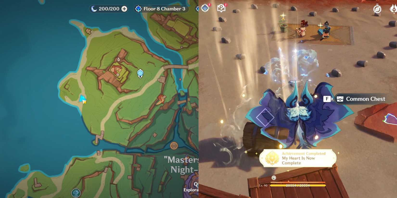 genshin impact- my heart is complete achievement 