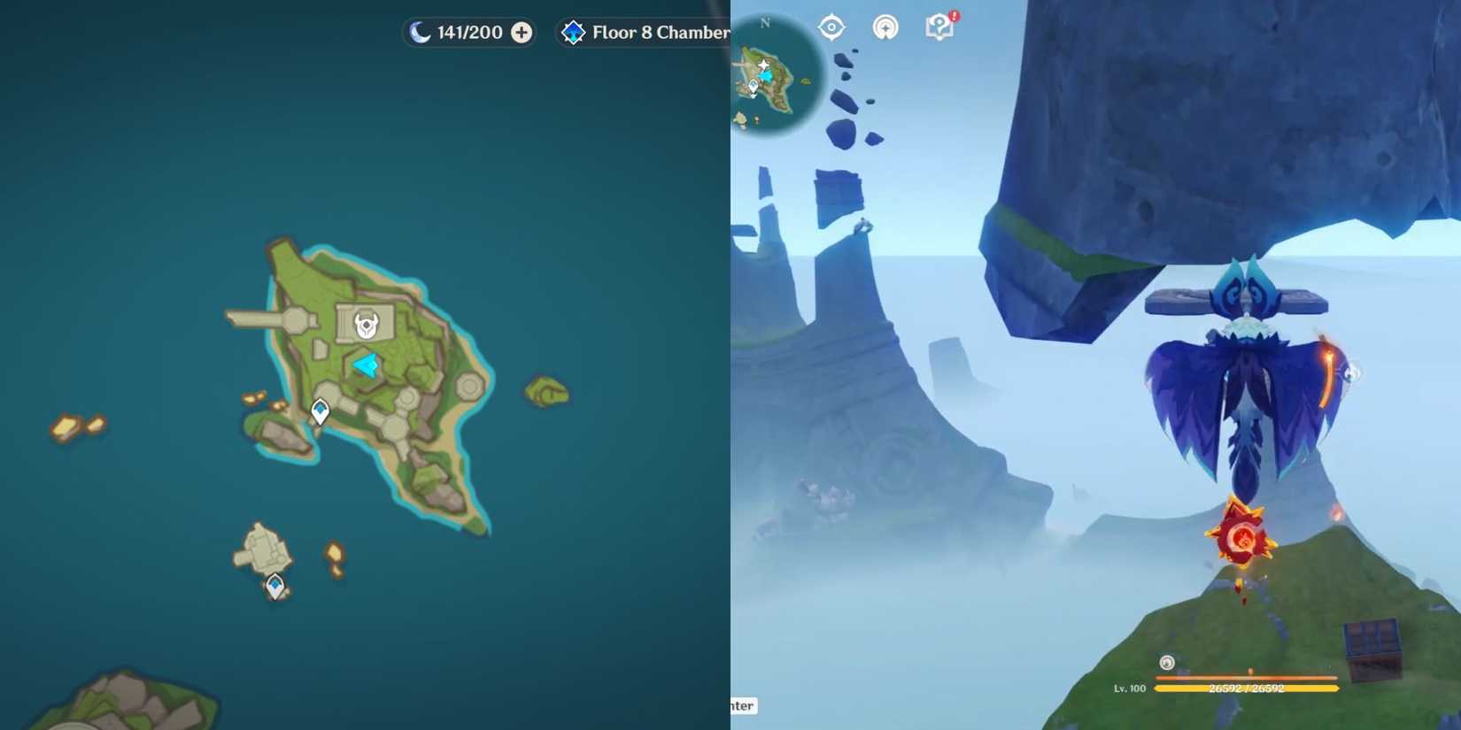 Genshin Impact- Ochkanatlan Pyroculus Location 27