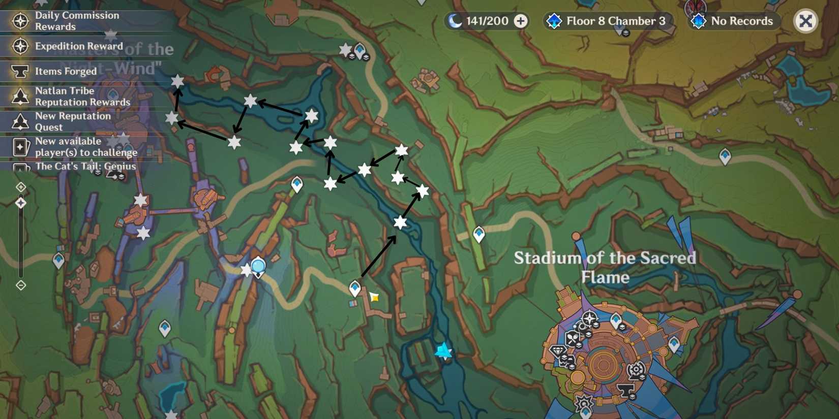 Genshin Impact-Tezcatepetonco Range Glowing Hornshroom Locations 2