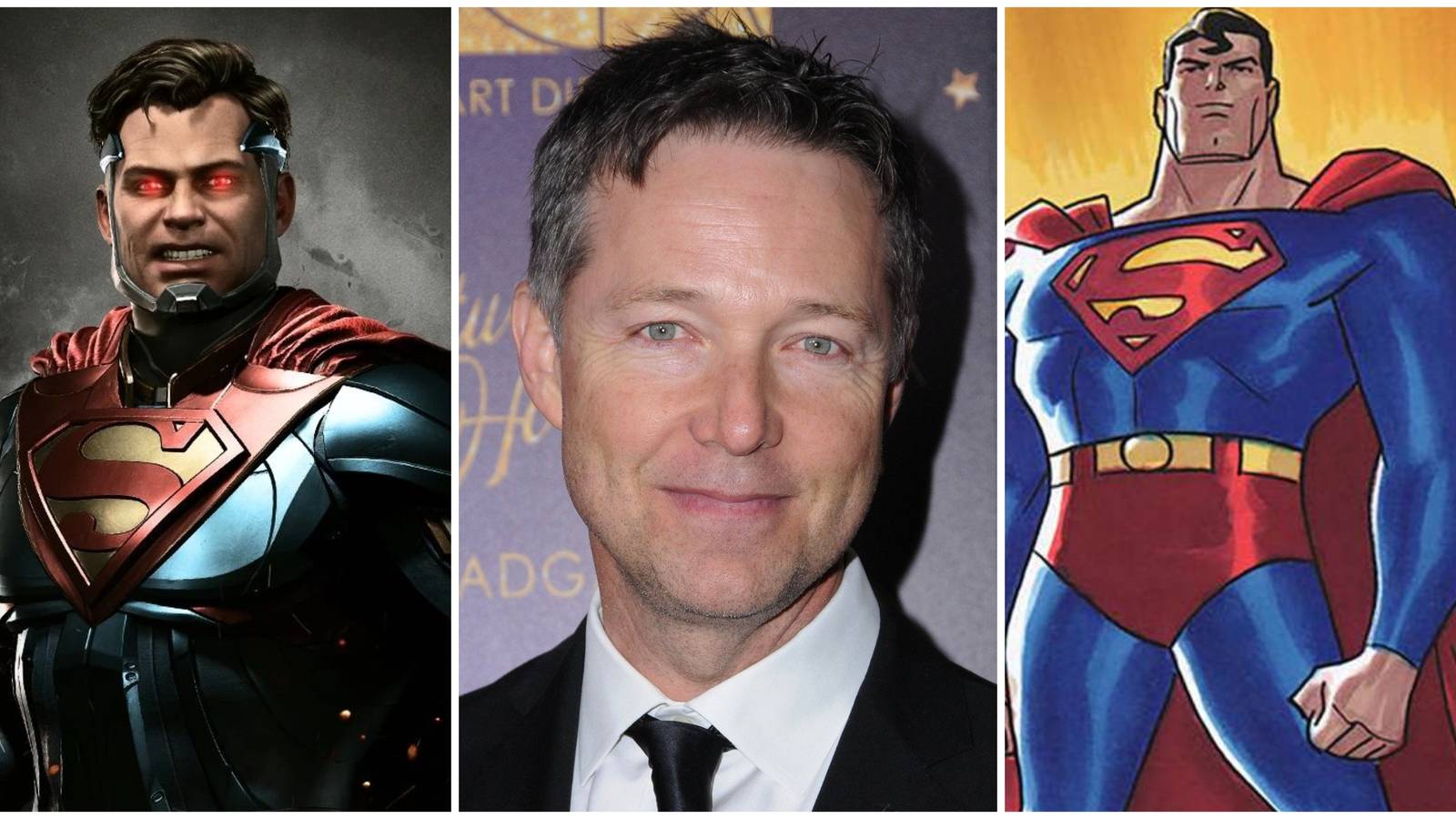 george newbern with superman