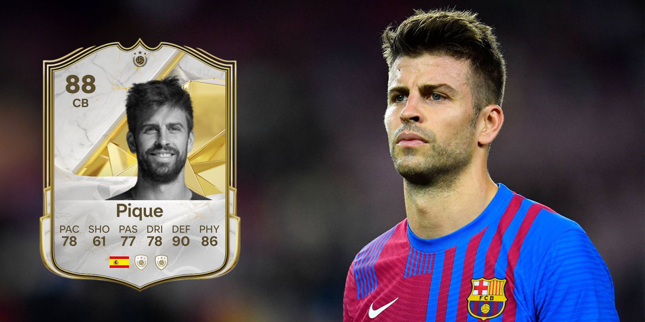 Gerard Pique EA Sports FC 25 Ultimate Team Card