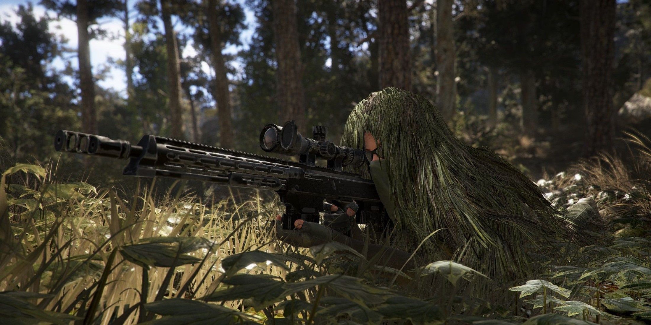 Ghost Recon Wildlands sniper with camouflage