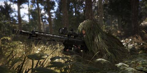 Ghost Recon Wildlands sniper with camouflage