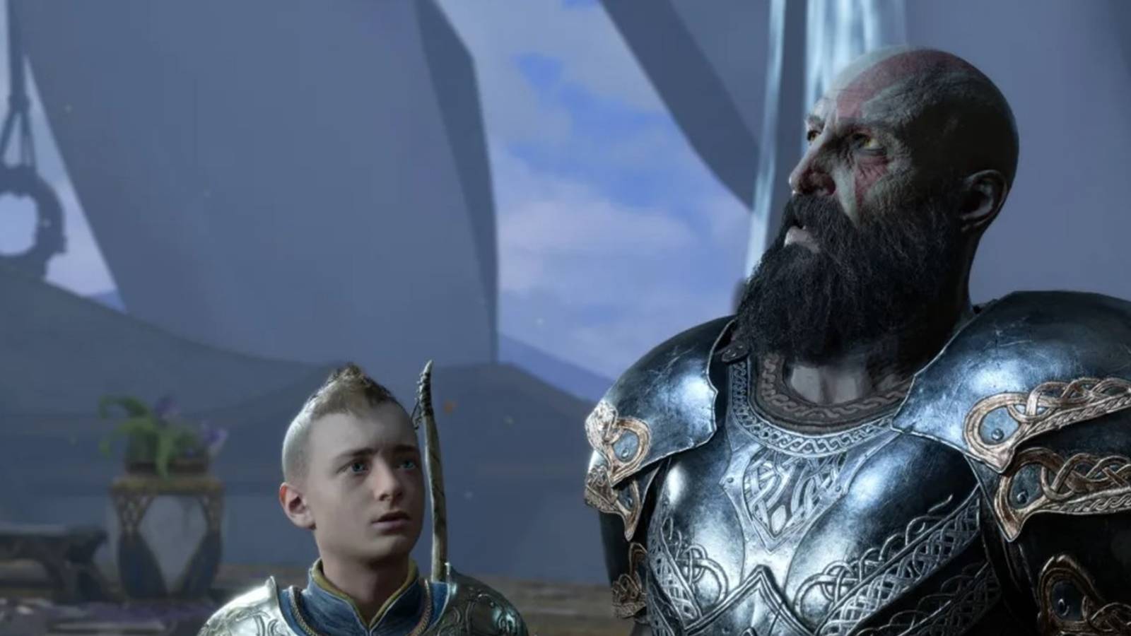 Kratos and Atreus in God of War Ragnarok