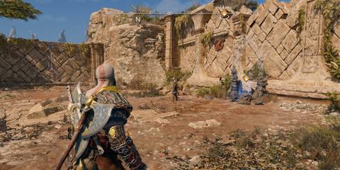 God of War Ragnarok the crater mystic gate