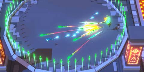 Defending against a boss in Godstrike