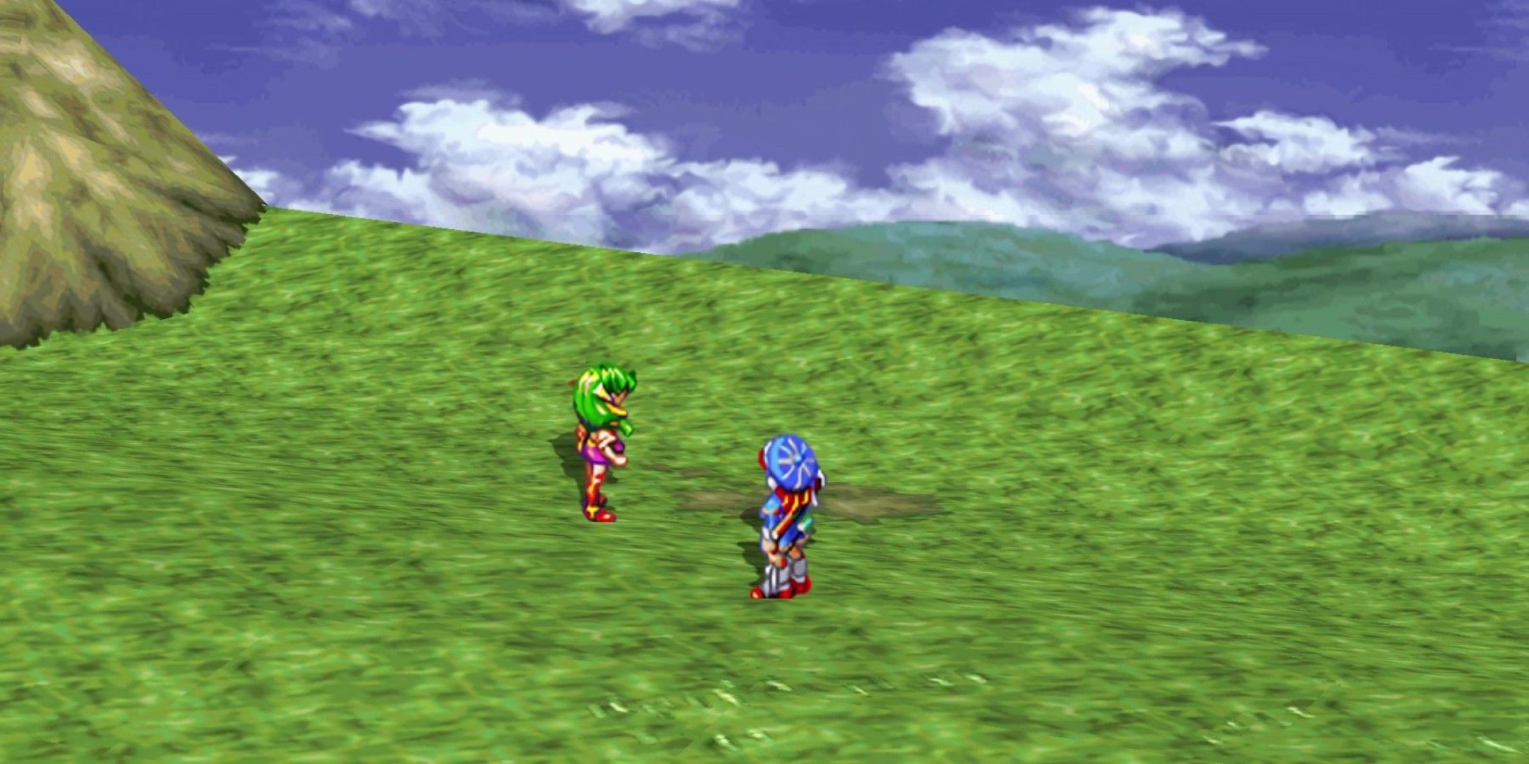Grandia characters in field