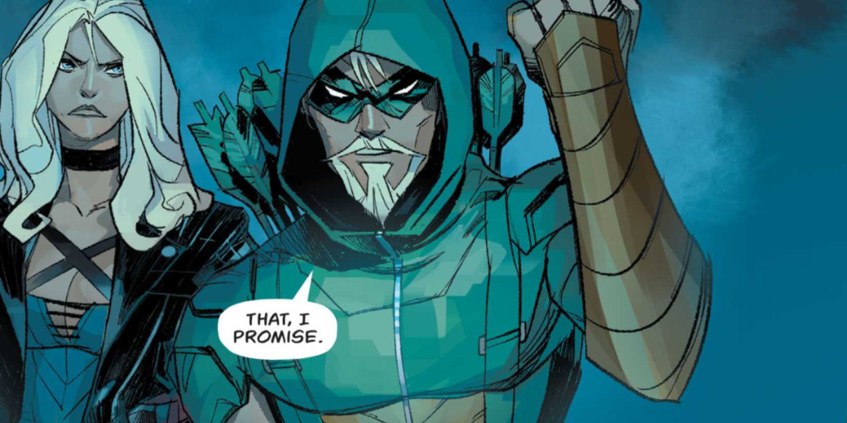 Green Arrow with Black Canary in Green Arrow: Rebirth