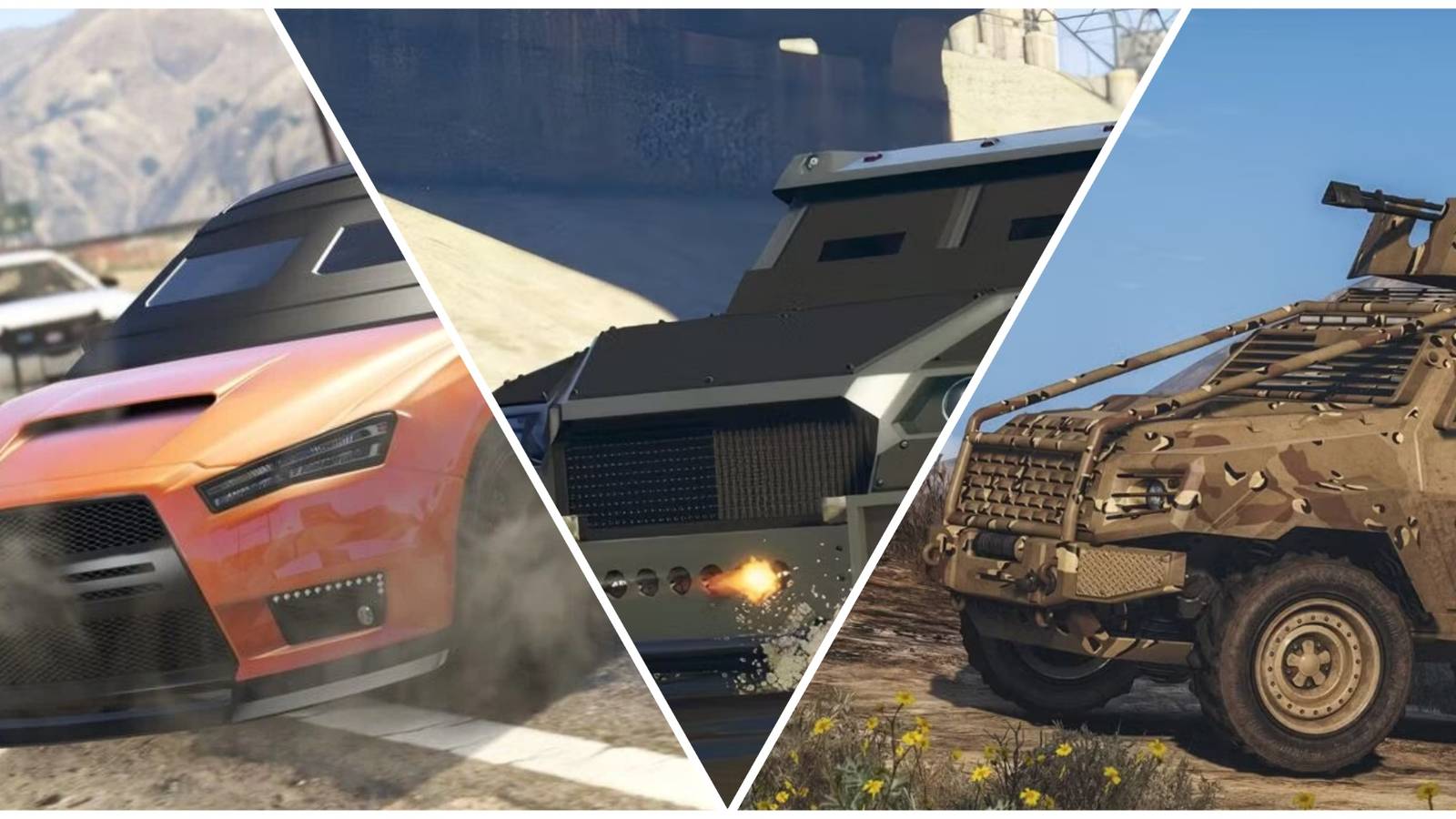 GTA Online Kuruma, Nightshark, Insurgent Pick Up