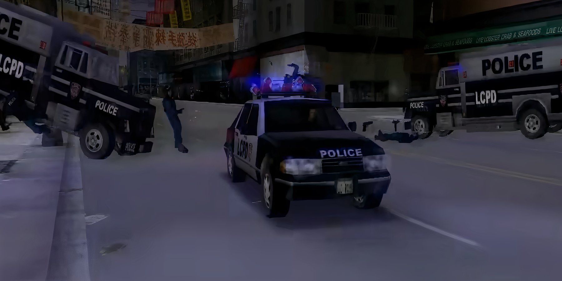 a police car in gta3