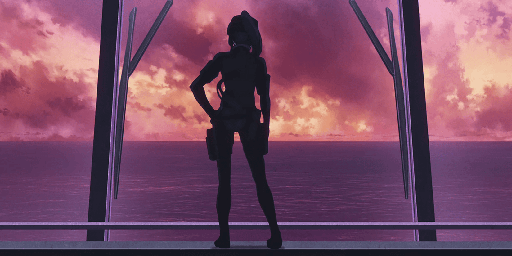 Gun Gale Online S2 Ep 7 Pito Standing on the Bridge