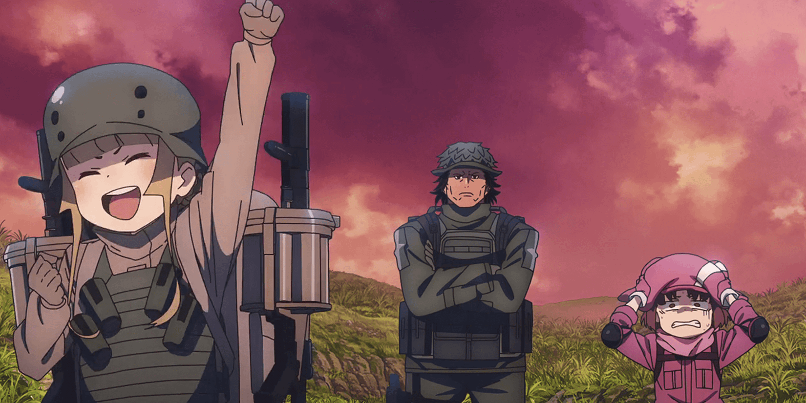 Gun Gale Online S2 Ep5 LPFM Cheers on Pito