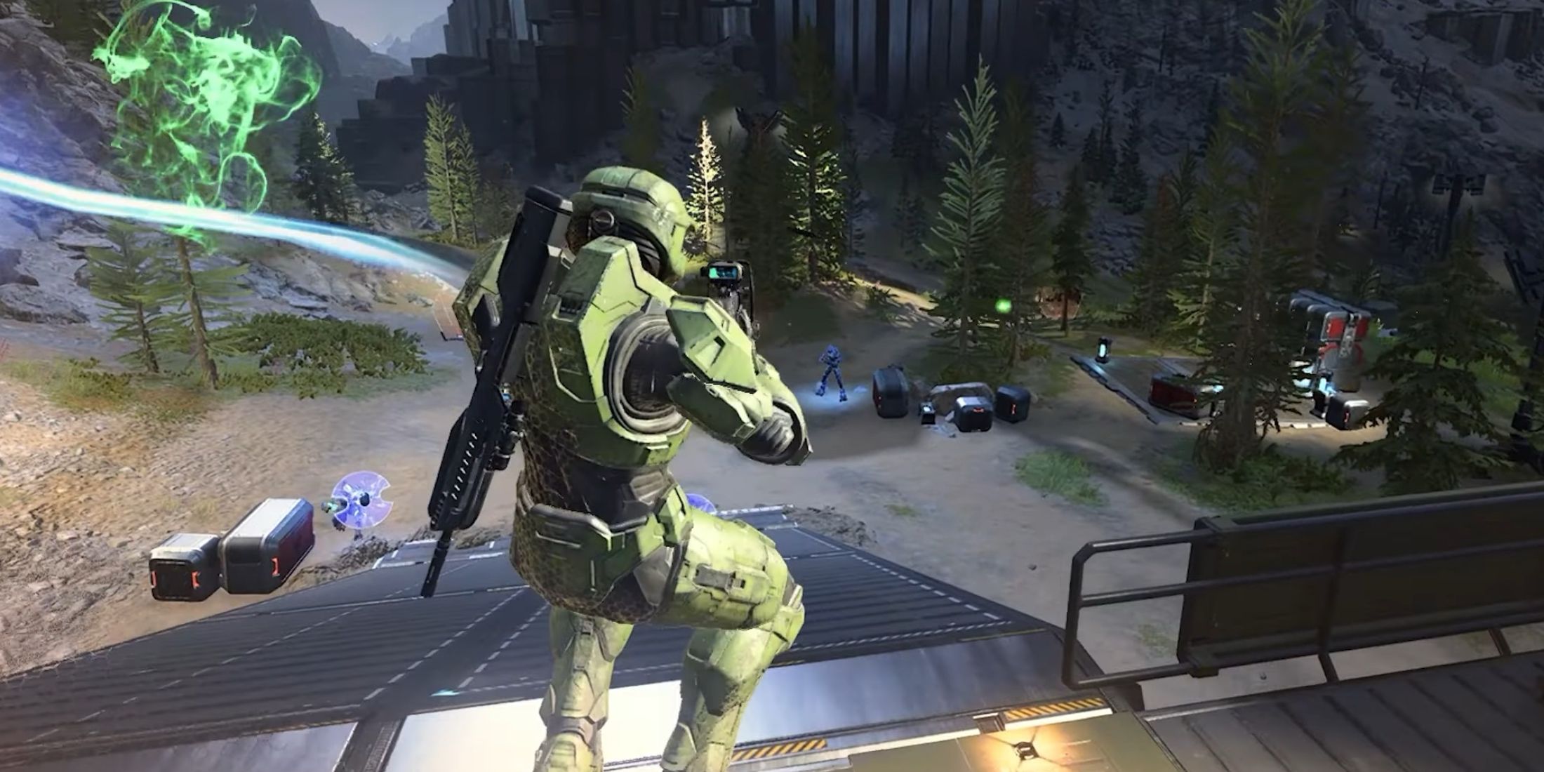 third-person Halo game gradual change